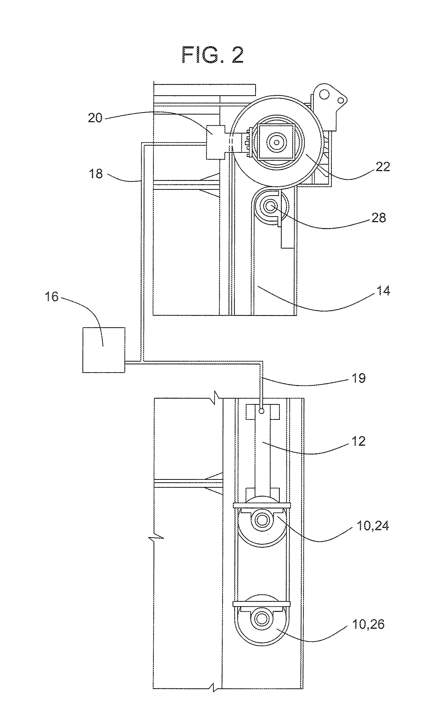 Conveyor system for vehicle