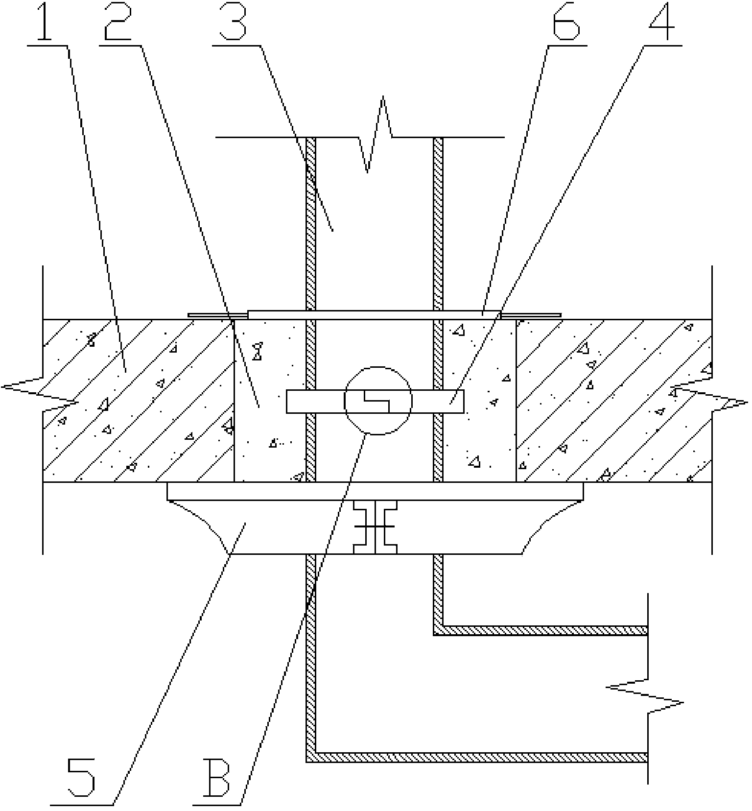 Seepage prevention structure and method for periphery of floor-passing-through pipeline