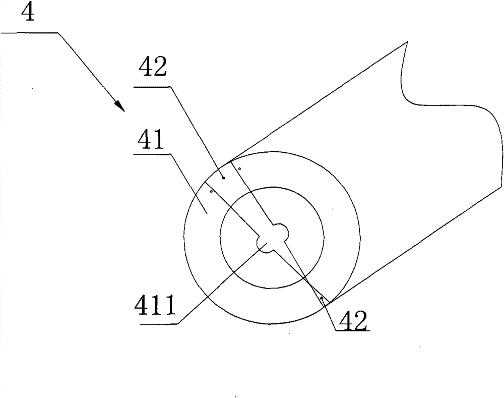 Optical fiber annealing extension tube used for high-speed drawing