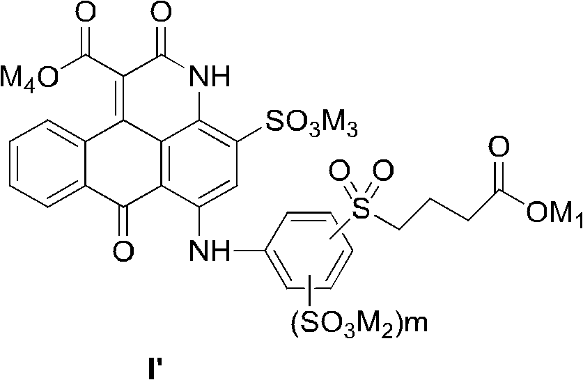 Magenta dye and preparation method and application thereof