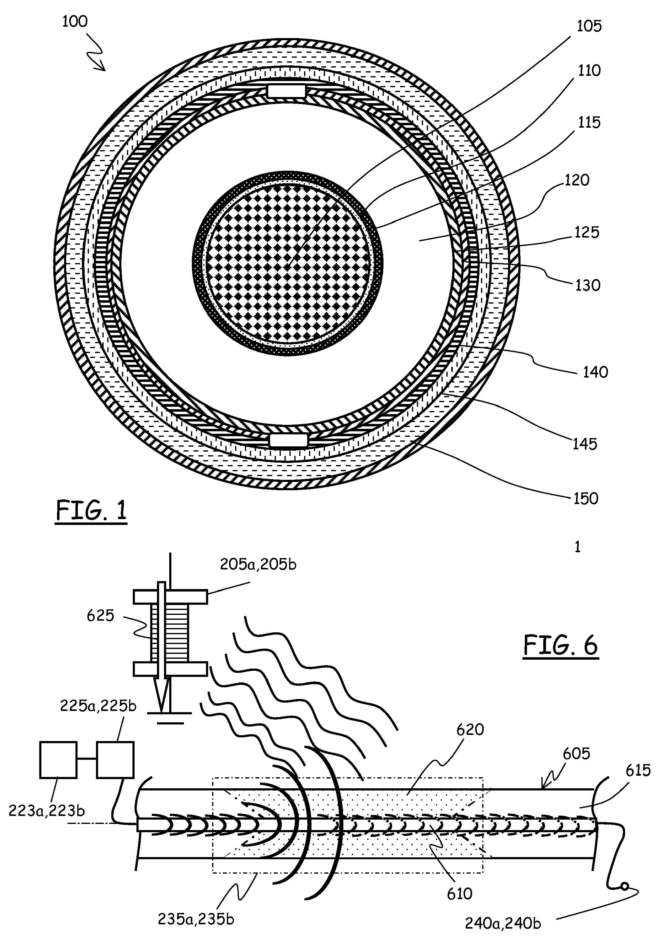 Method and system for fiber-optic monitoring of spatially distributed components