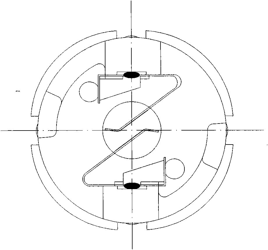 End cover set of brush direct current motor