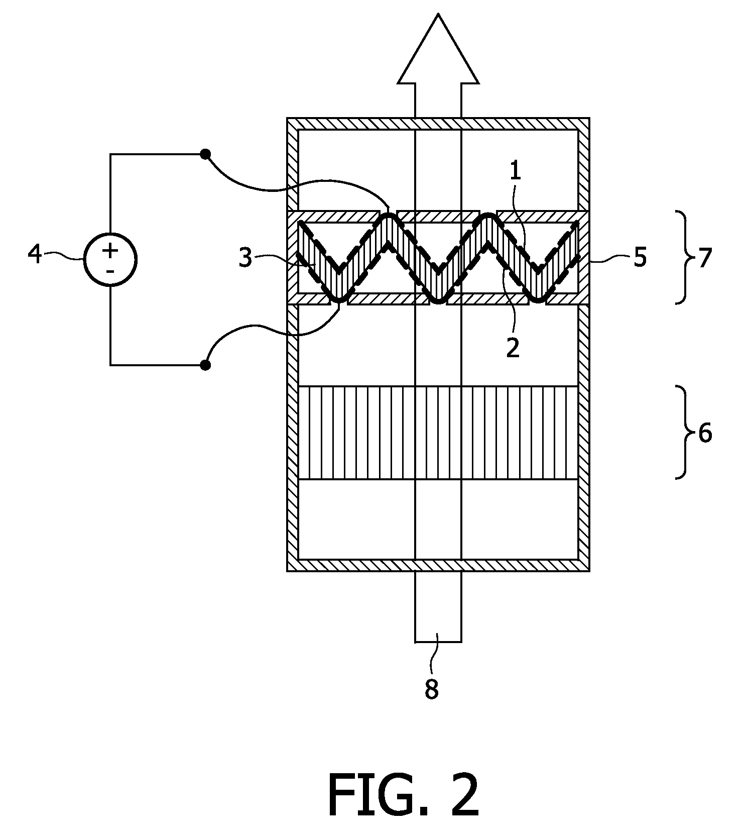 Electrostatic particle filter