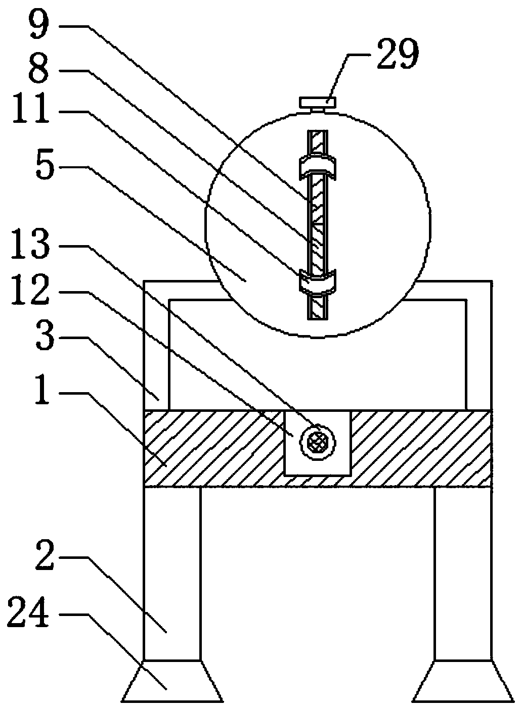 Bearing inner and outer ring grinding device