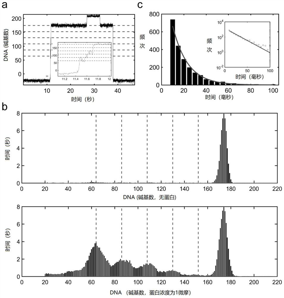 Single-molecule mechanical method for measuring inhibition of small-molecule drug on protein and nucleic acid interaction