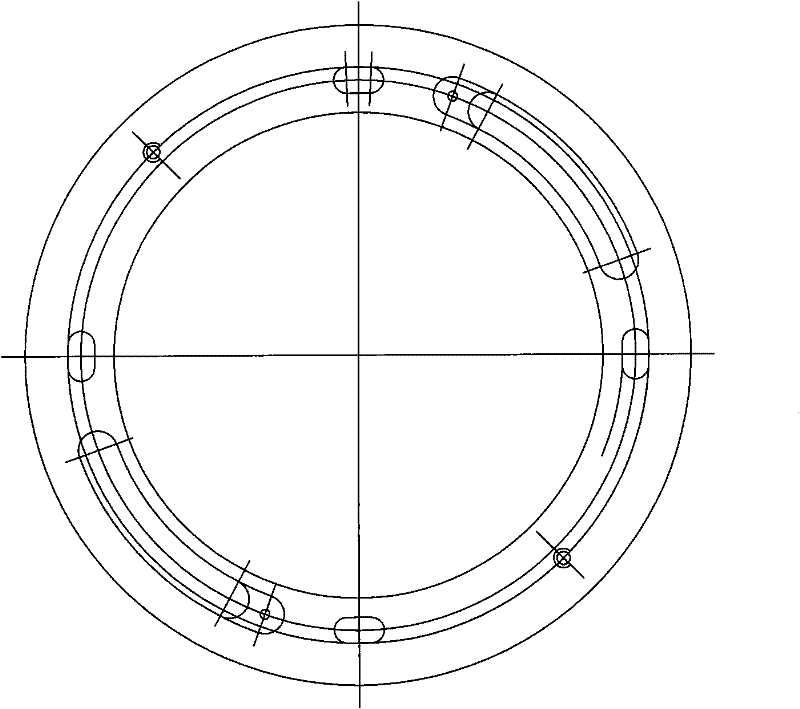 Self-compensating rotary angle device for dicing saw