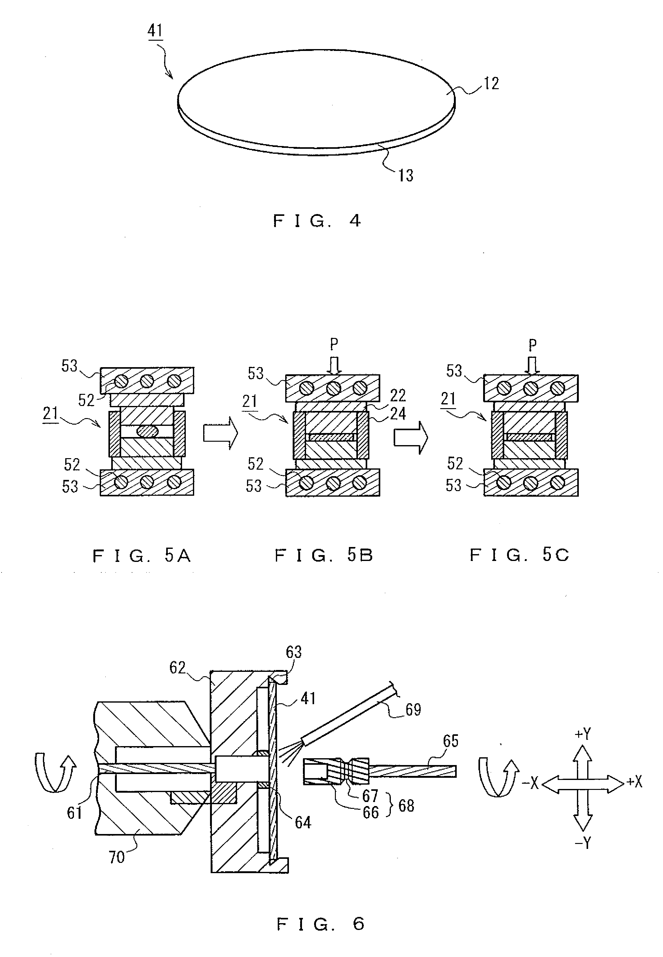 Molded glass substrate for magnetic disk and method for manufacturing the same