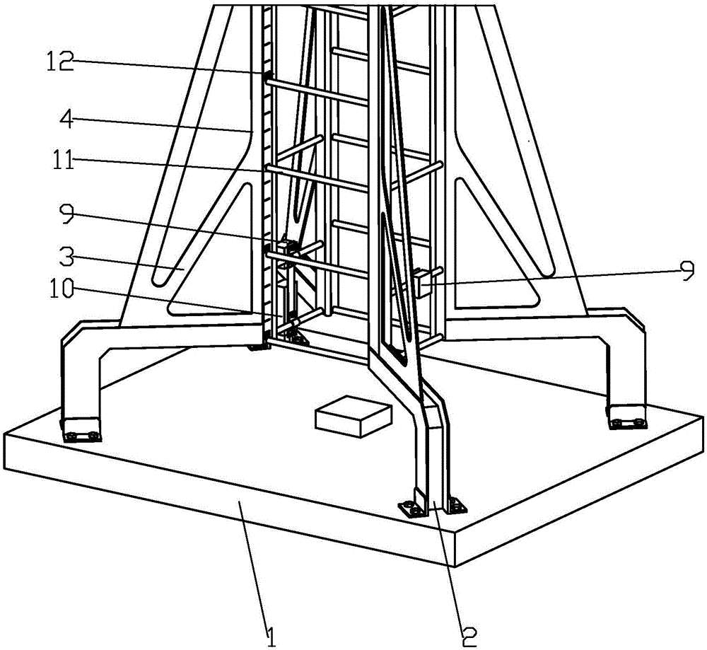 Dropping impact test platform