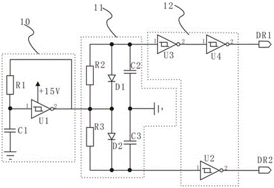 Simple pulse switching power pwm generating circuit and method