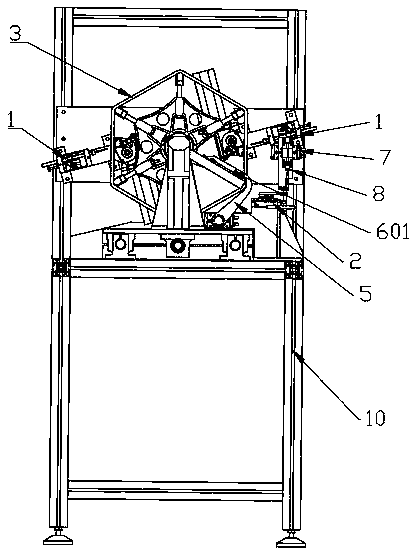 Automatic weaving and twisting machine