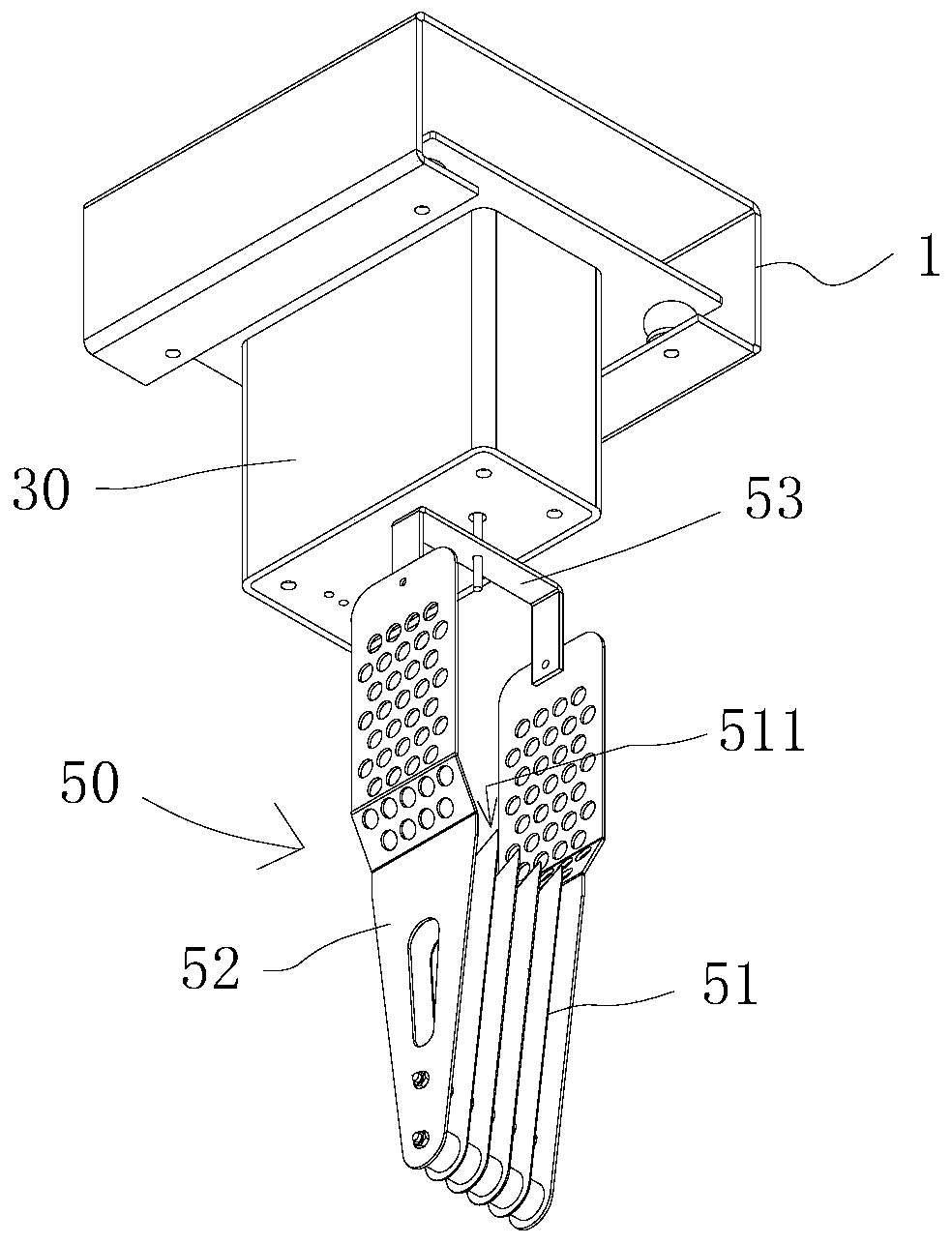 Chinese chestnut weighing device