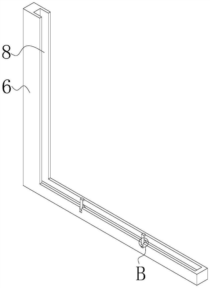 Anti-shaking structure of whiteboard for education and whiteboard for education