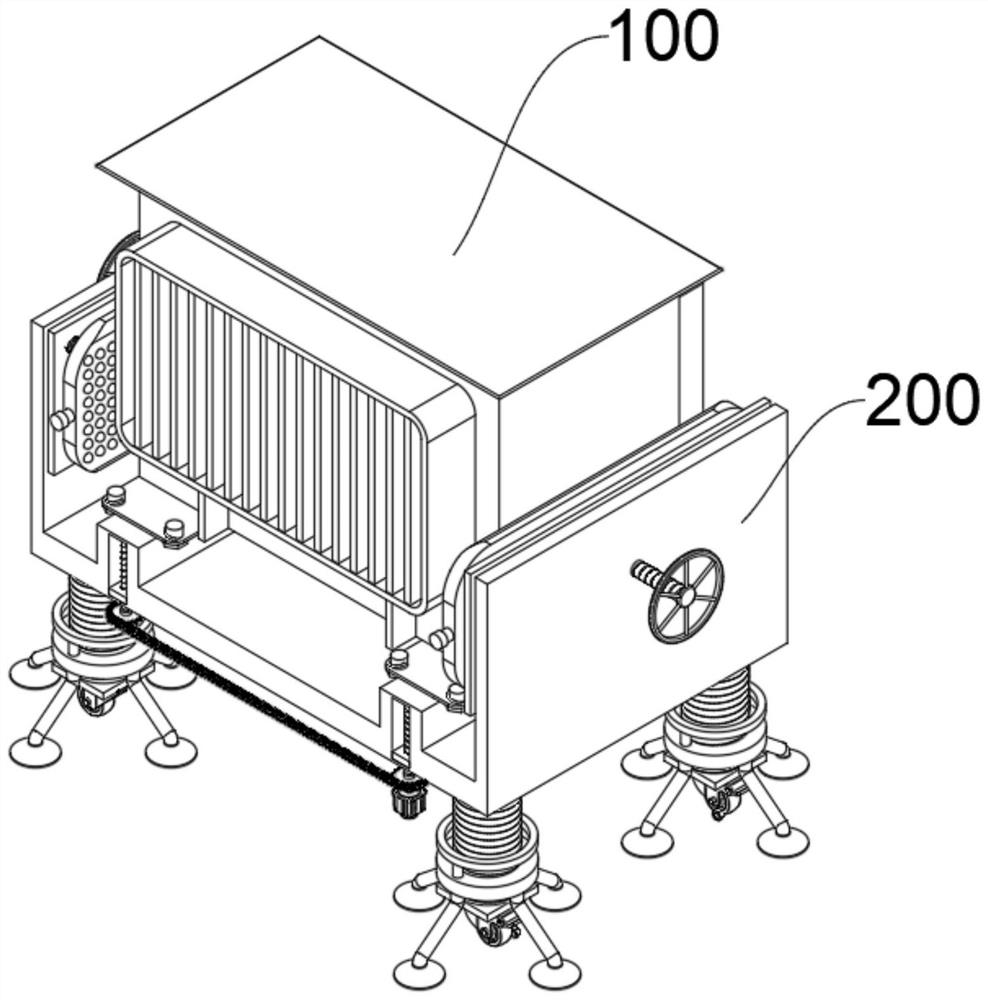 Lifting installation frame for electronic transformer based on multi-leg support