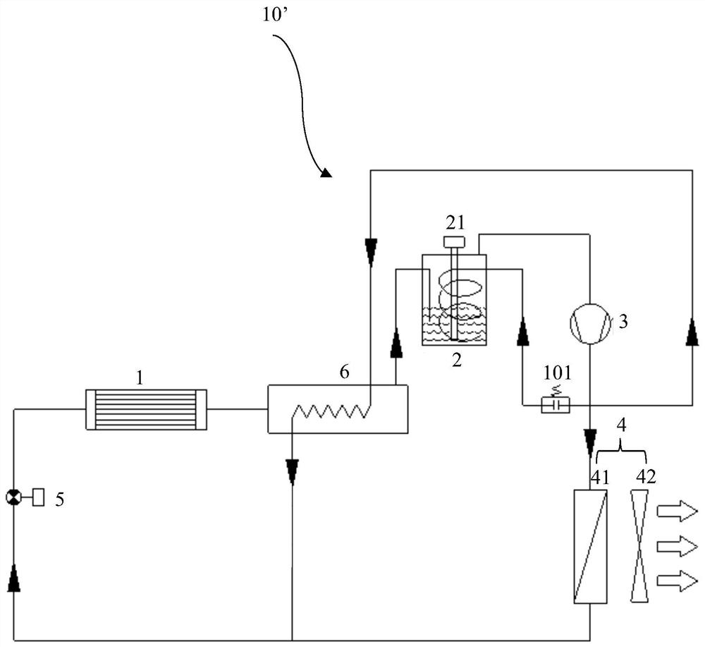 Cooling system for power electronic equipment