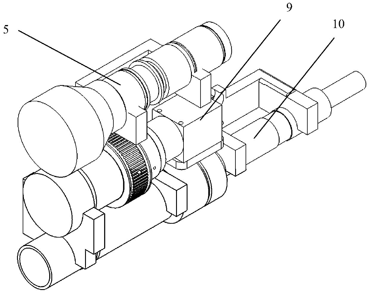 Foreign matter removing device with infrared illumination and foreign matter removing method