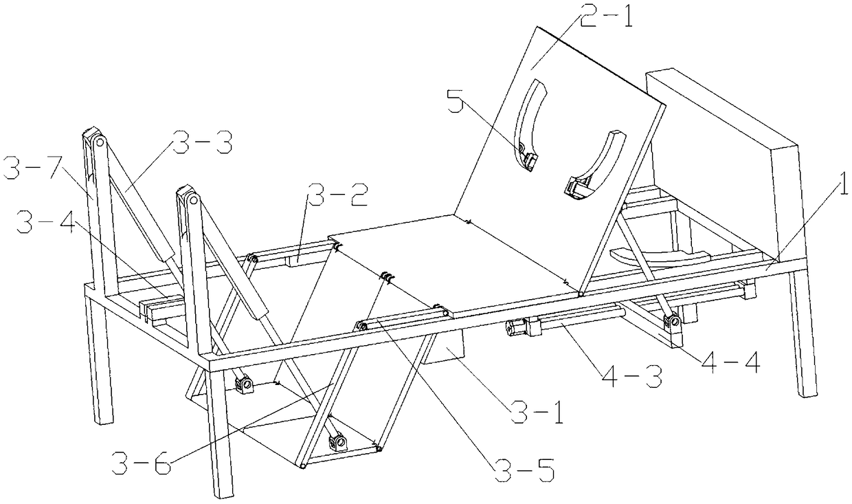 Auxiliary movement bed and auxiliary movement method