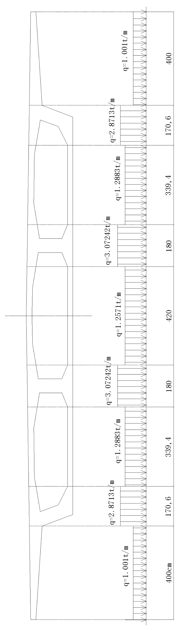 Method for carrying out load test on bridge support frame by prefabricated parts moved through tractive walking