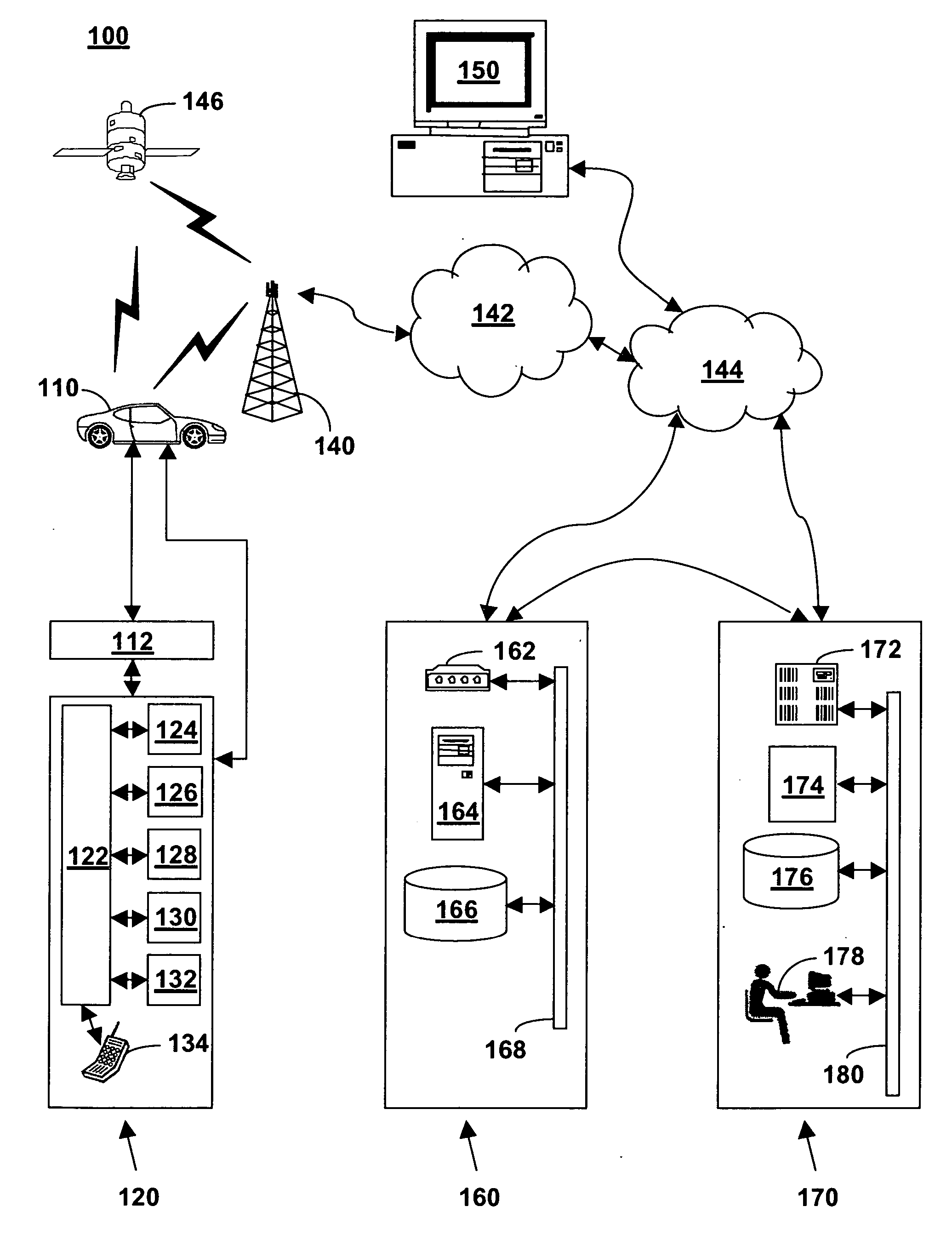 Method and system for deploying disaster alerts in a mobile vehicle communication system