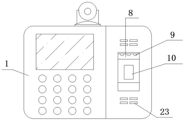 Intelligent equipment for enterprise management and use method