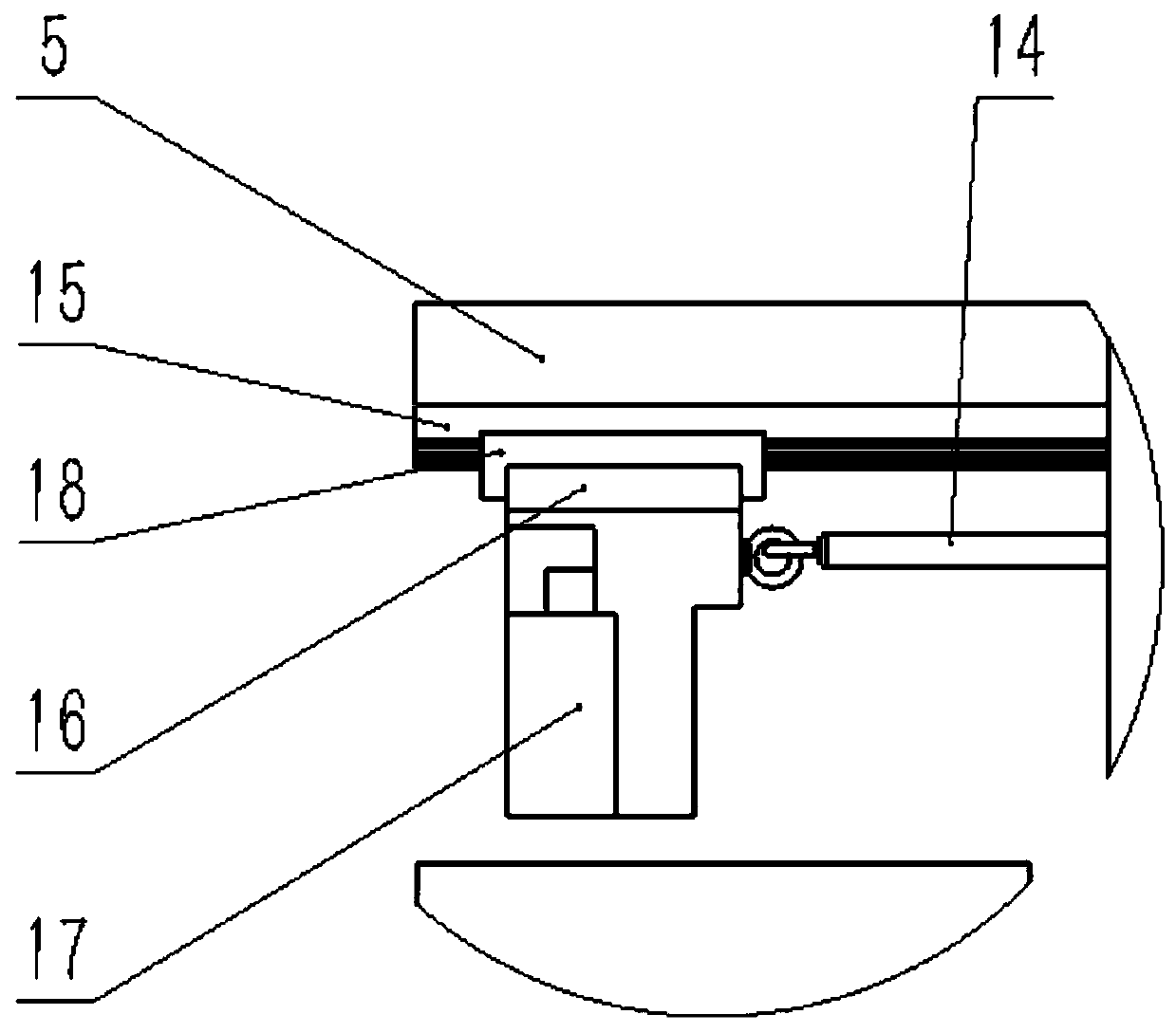 Vehicle brake pad surface total run-out detection device
