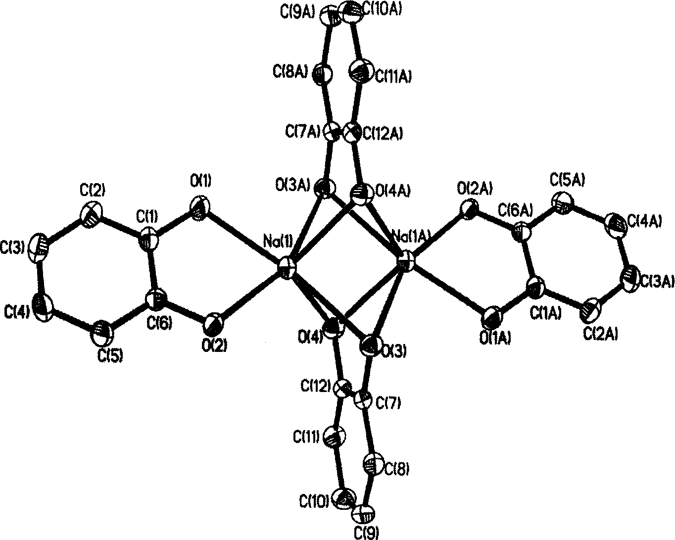 Catechol sodium complex and its prepn and application in medicine for preventing and treating cancer and tumor