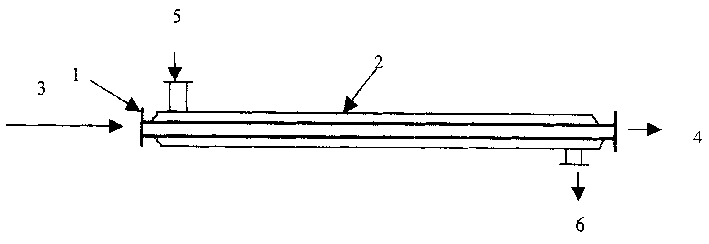 Technological process and special apparatus for preparing 4A zeolite