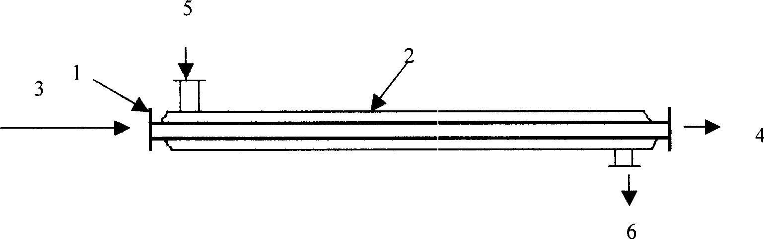 Technological process and special apparatus for preparing 4A zeolite