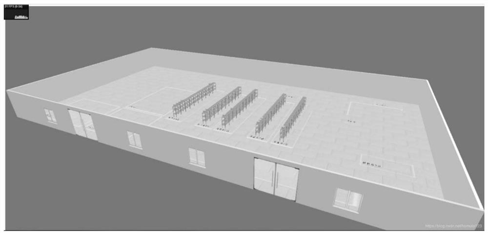 Intelligent warehouse system based on webpage end 3D technology