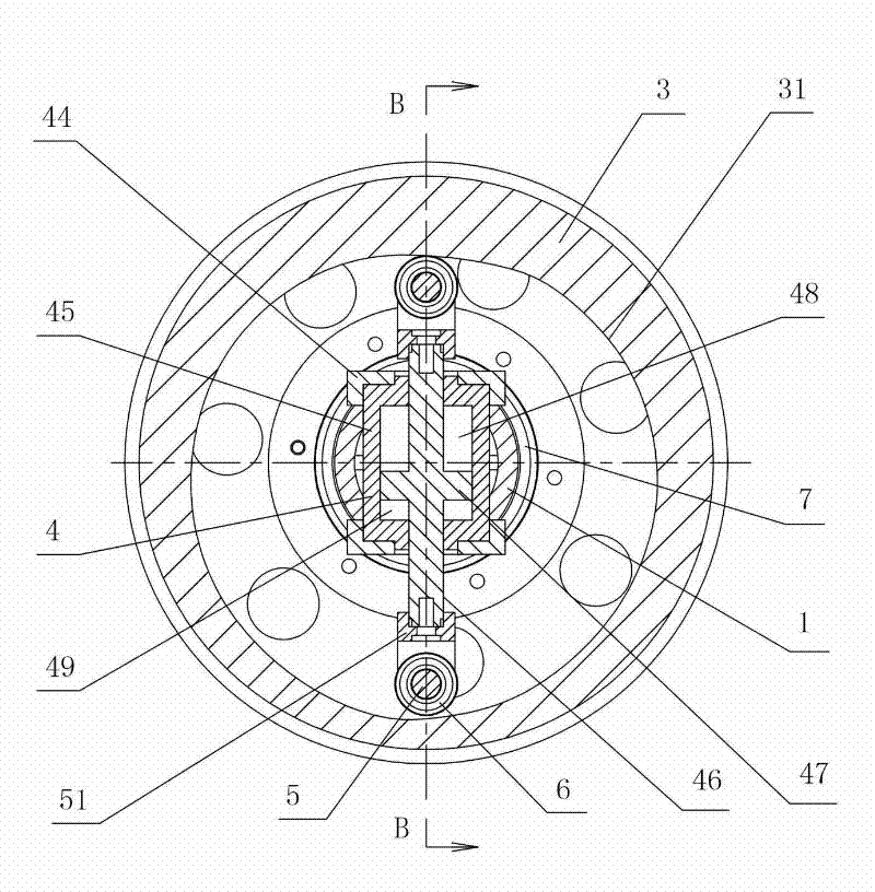 High-rise descent control device based on hydraulic damping