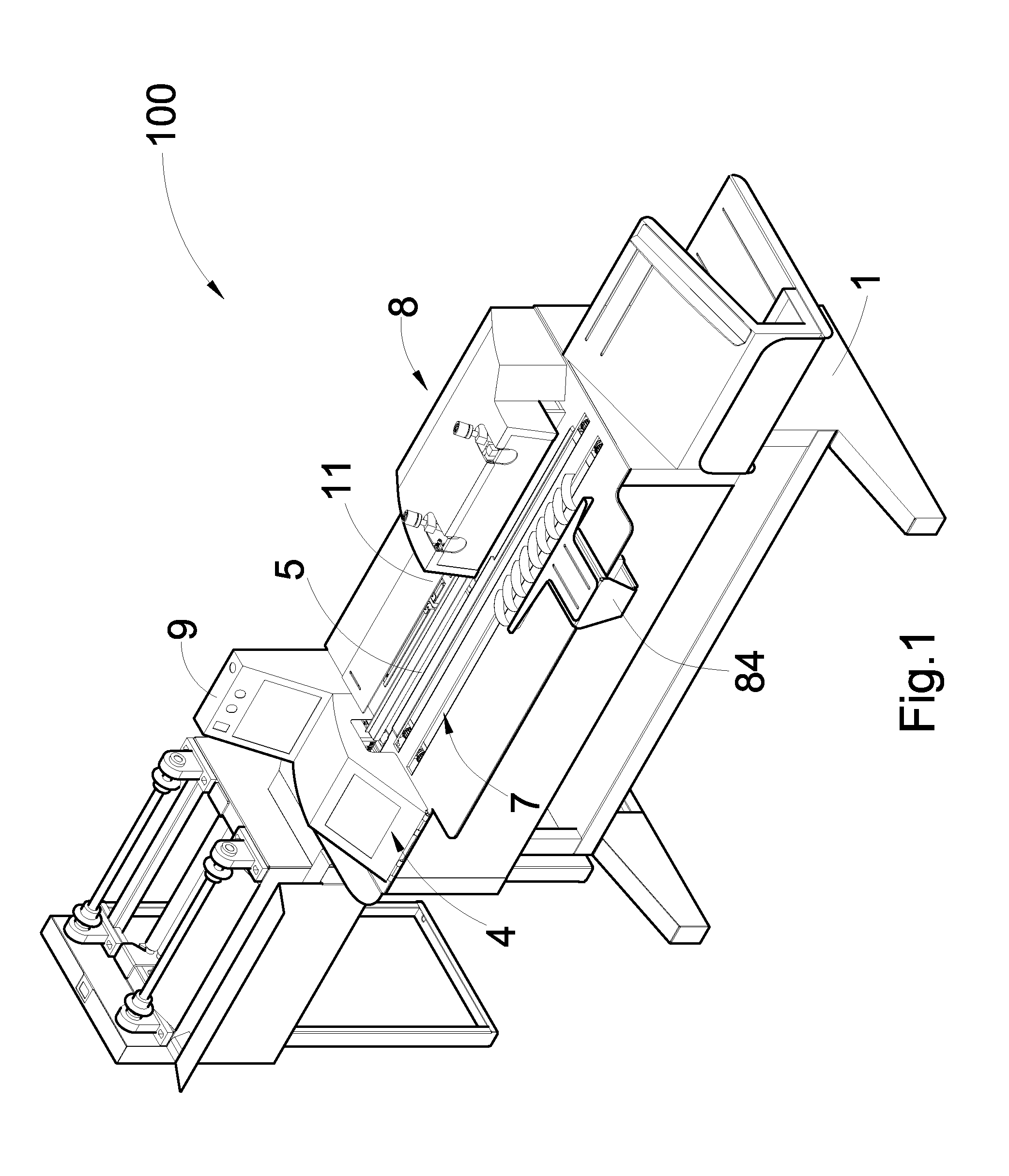 Semi-automatic coil binding machine