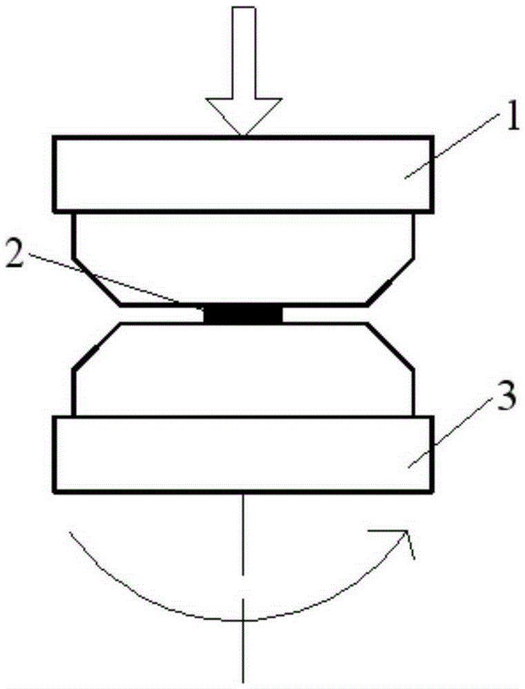 High-pressure twisting-electric field assistant thermal treatment fine grain method for ZrTiAlV alloy