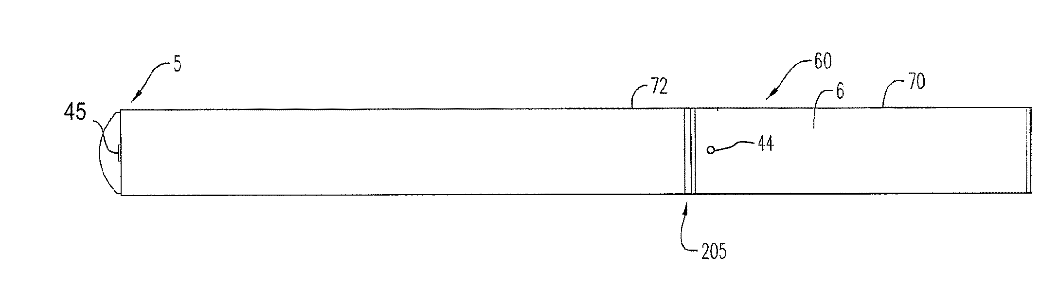 System and method for applying a label for the automated production of e-vapor devices