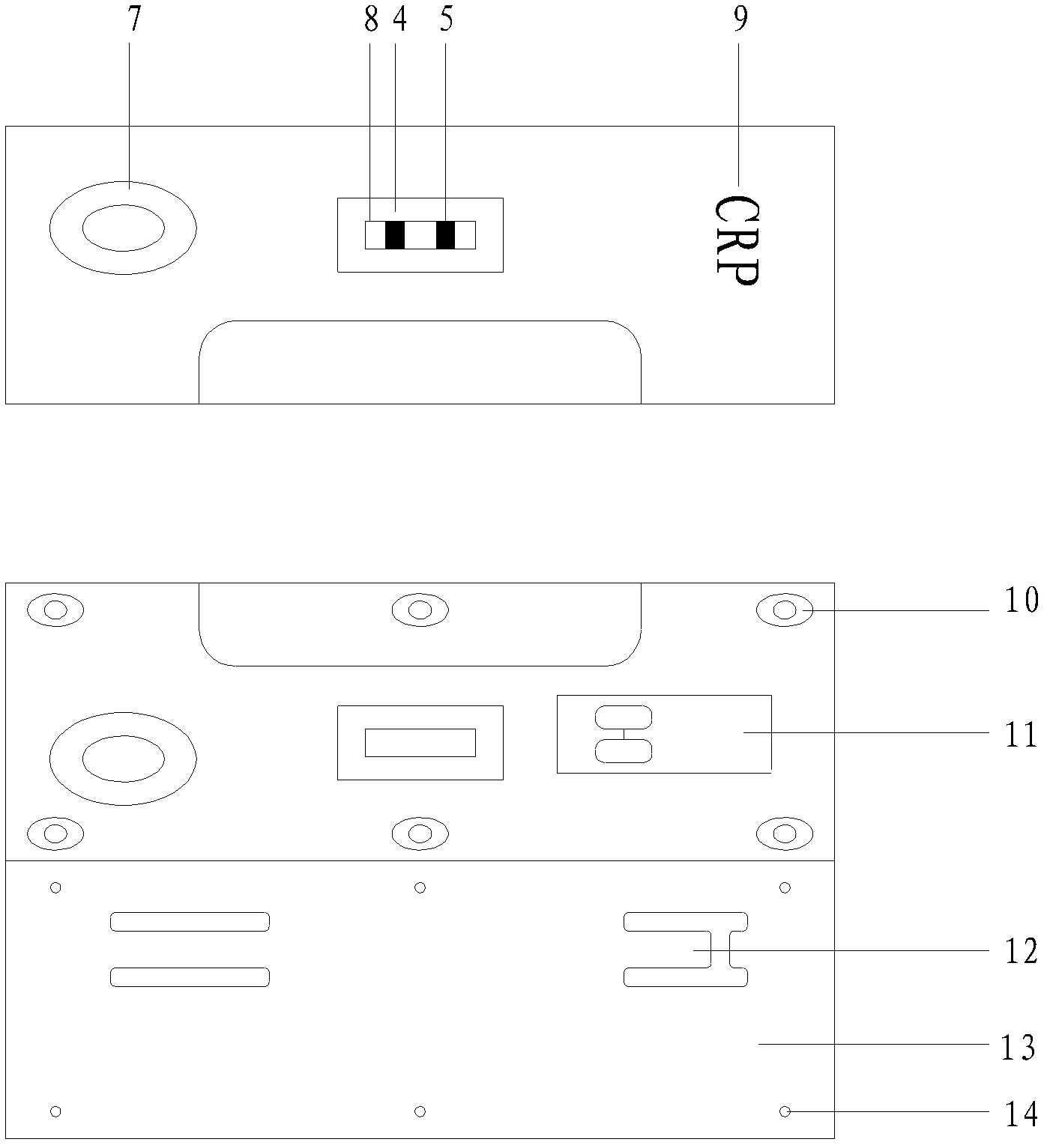 Immune-fluorescence test strip component for rapidly detecting C-reactive protein quantitatively, detection card component produced by same and method for preparing same