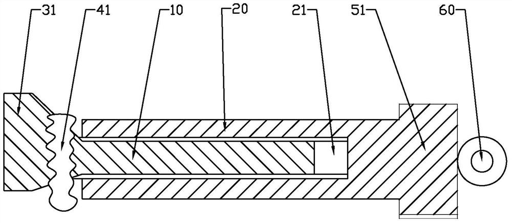 A threaded self-locking combined anchor bolt