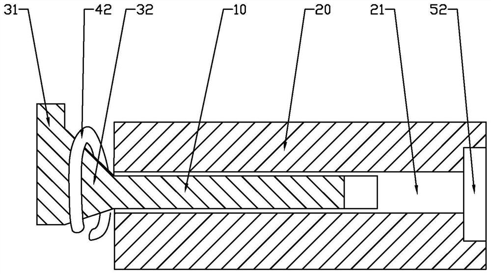 A threaded self-locking combined anchor bolt