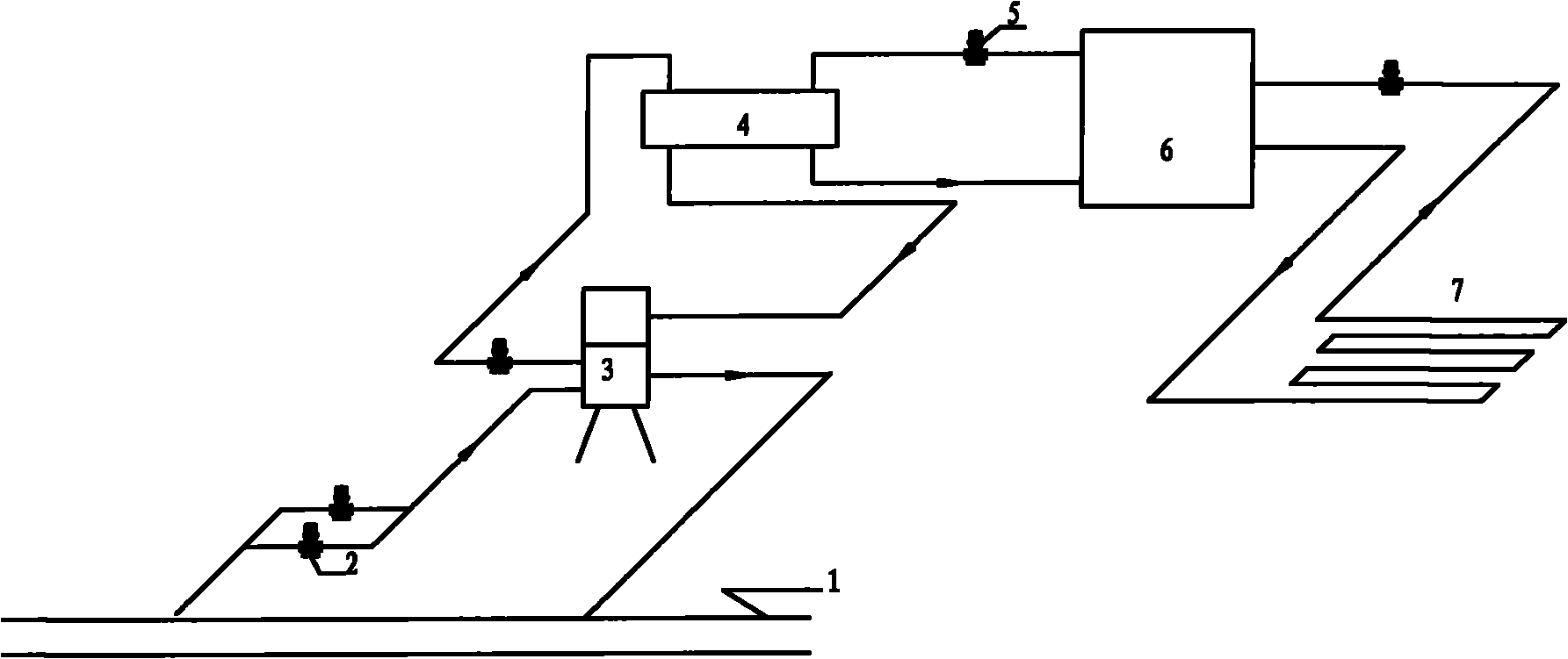 Untreated sewage source heat pump system