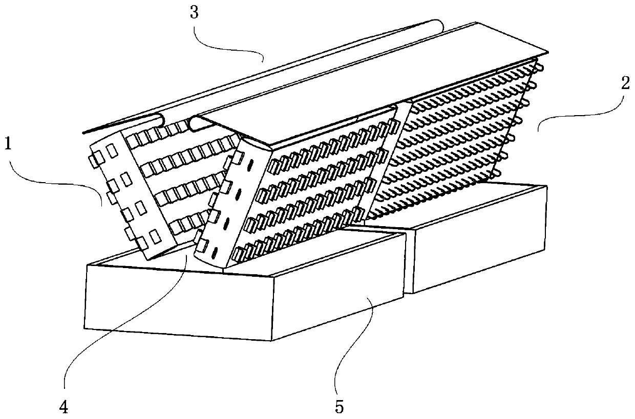 Peanut soil-removing and fruit-picking device