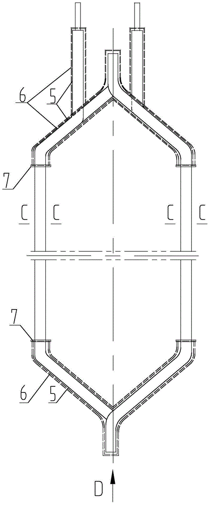 6KV high-voltage motor shaped coil and processing method thereof.