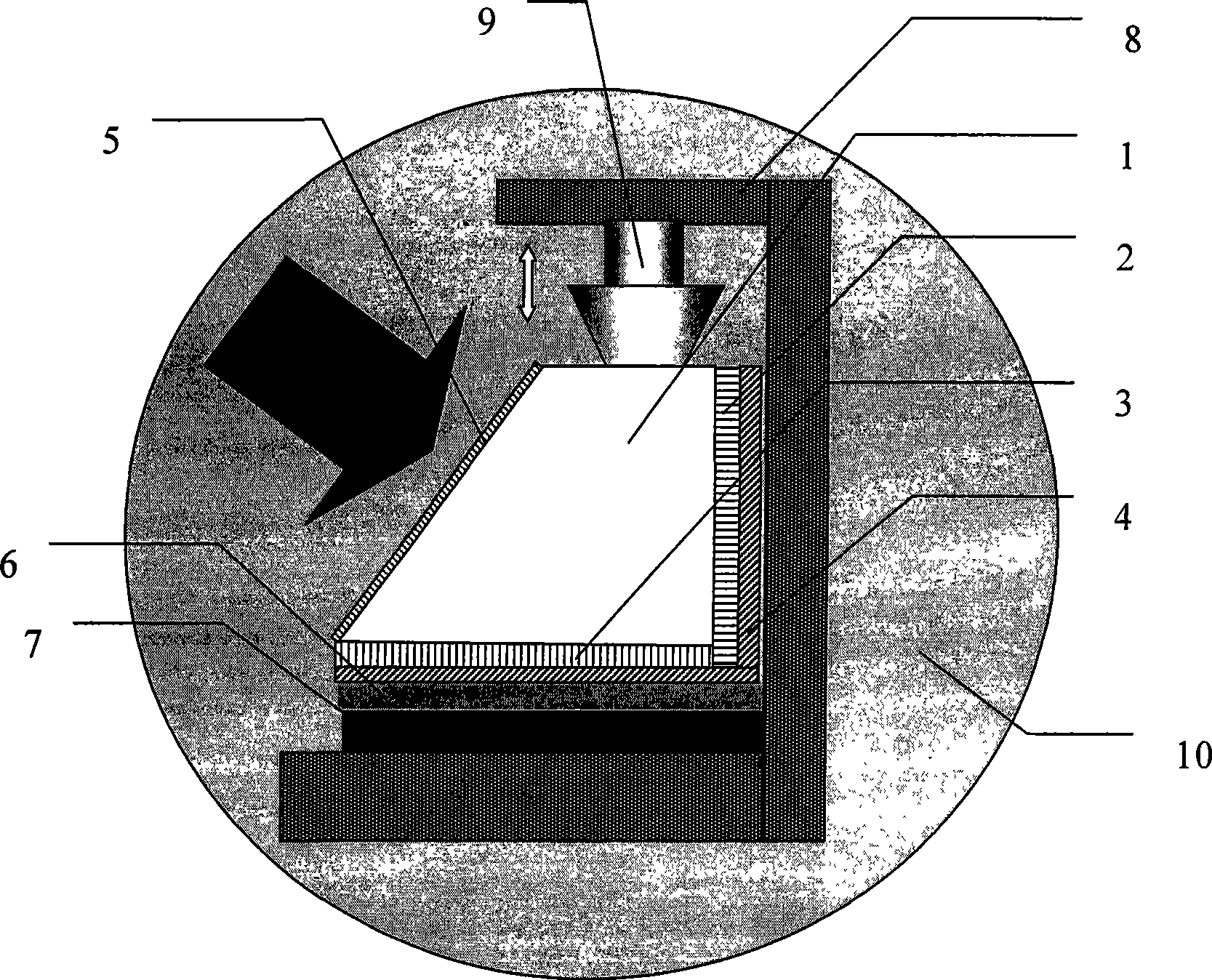 Apparatus for implementing non-mask surface plasma interference photolithography by using Lloyd lens