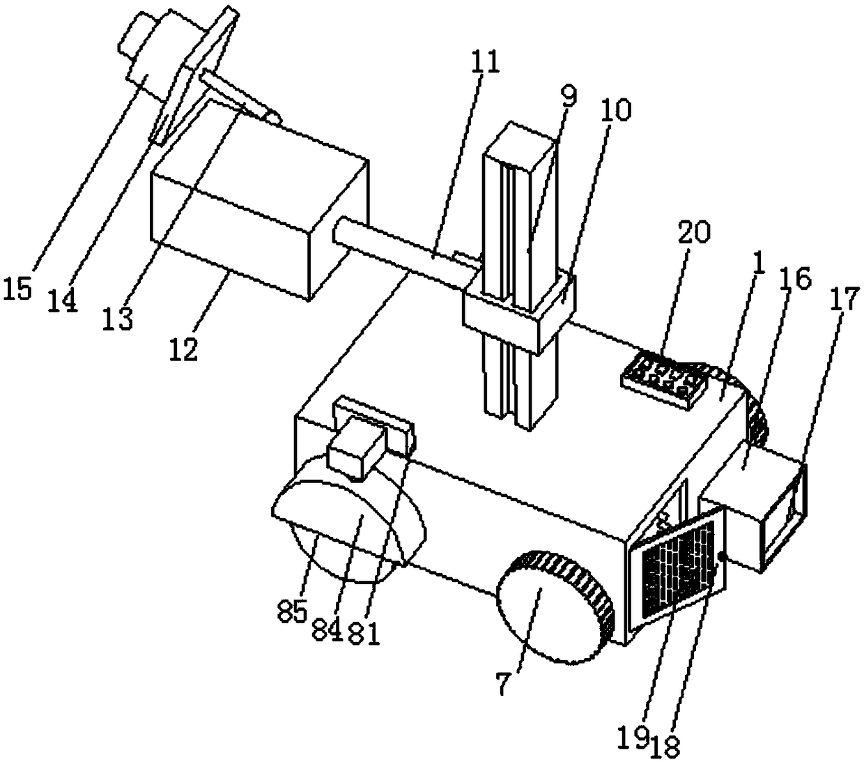 Mobile monitoring robot