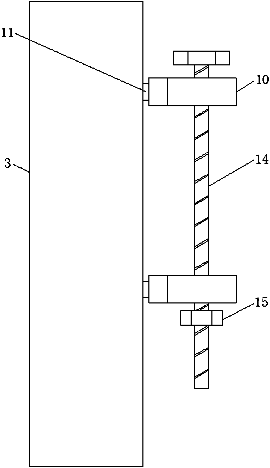A positioning and cutting device for bridge construction