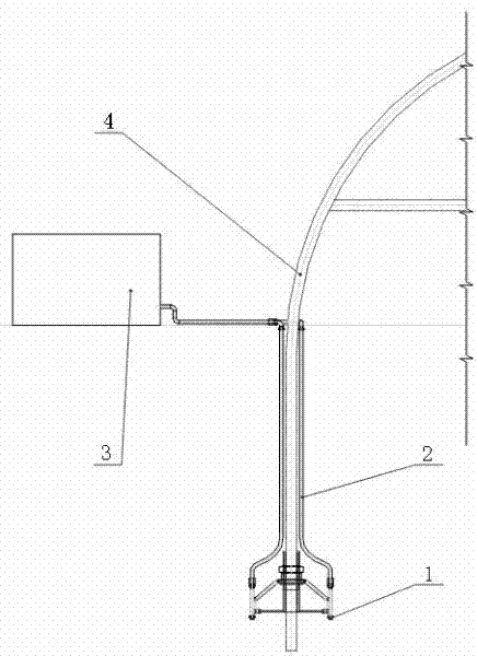 Argon blowing protection system