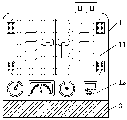Aquatic feed box type drying device for pseudosciaena crocea