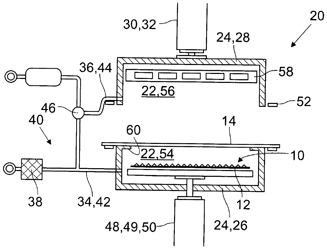 Method for copying a surface texture of a surface carrier object to an airtight thermoplastic surface layer