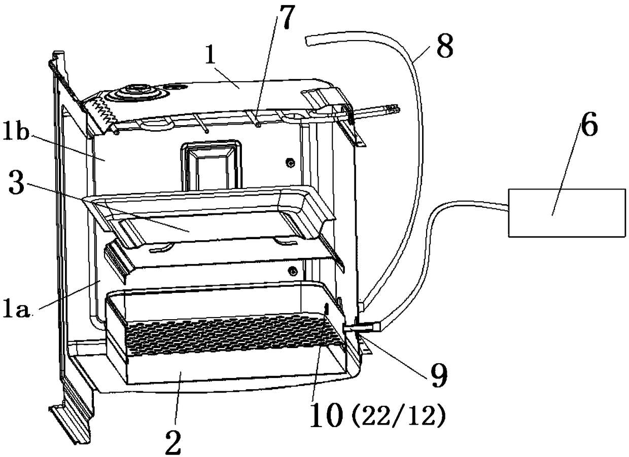 Steaming and roasting combined machine