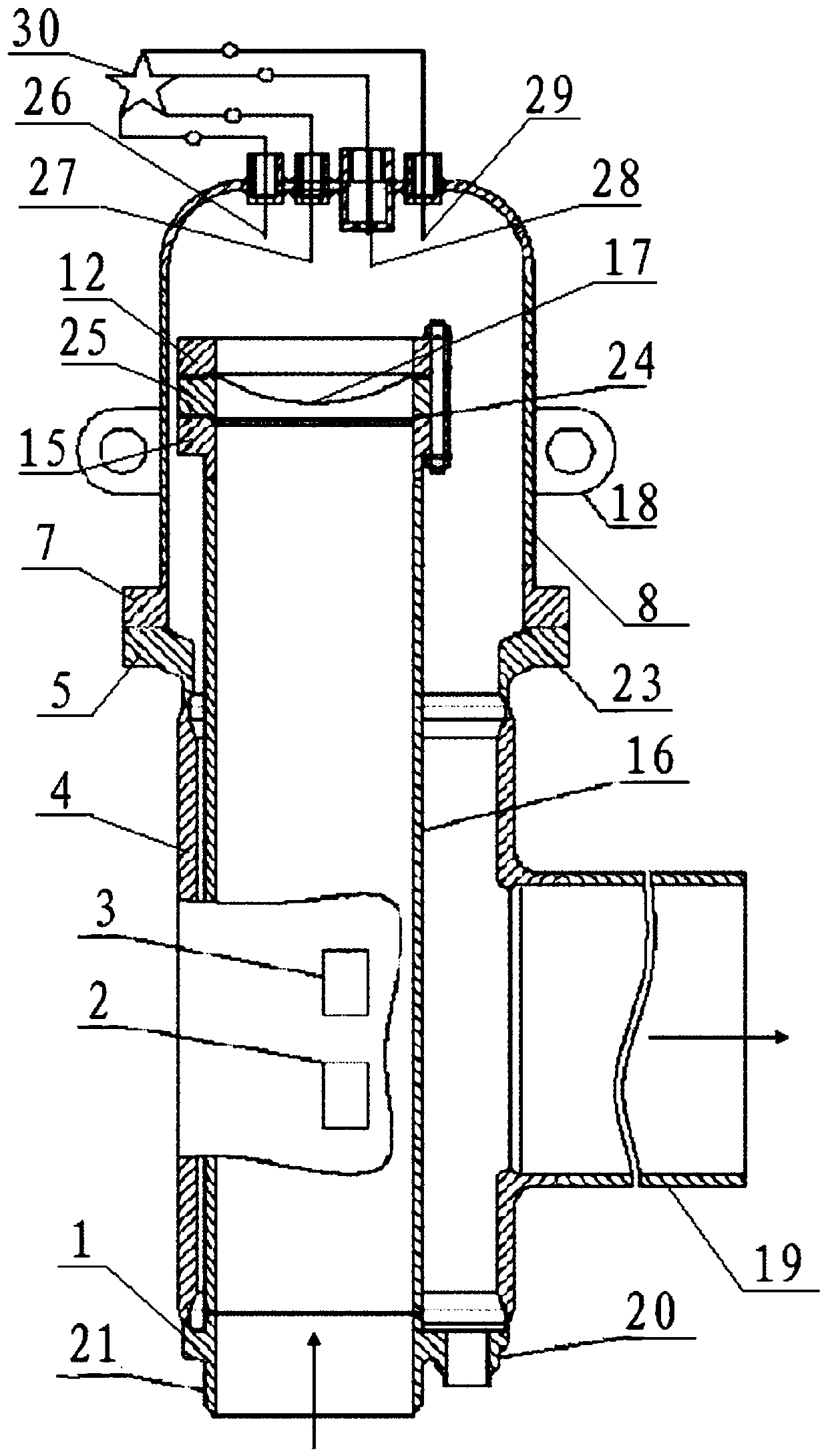 Rupture disk protection device with alarming function