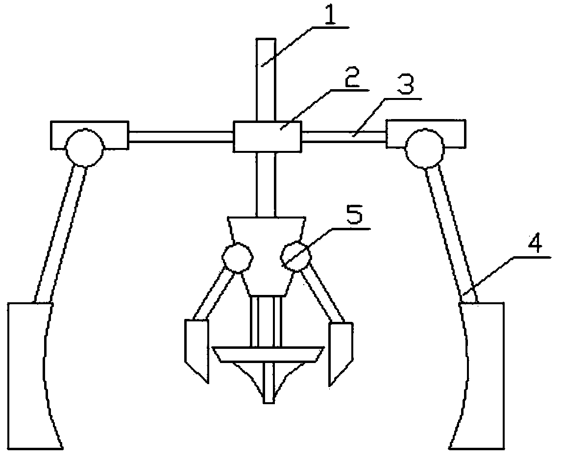 Soil scraping assembly used for building industry