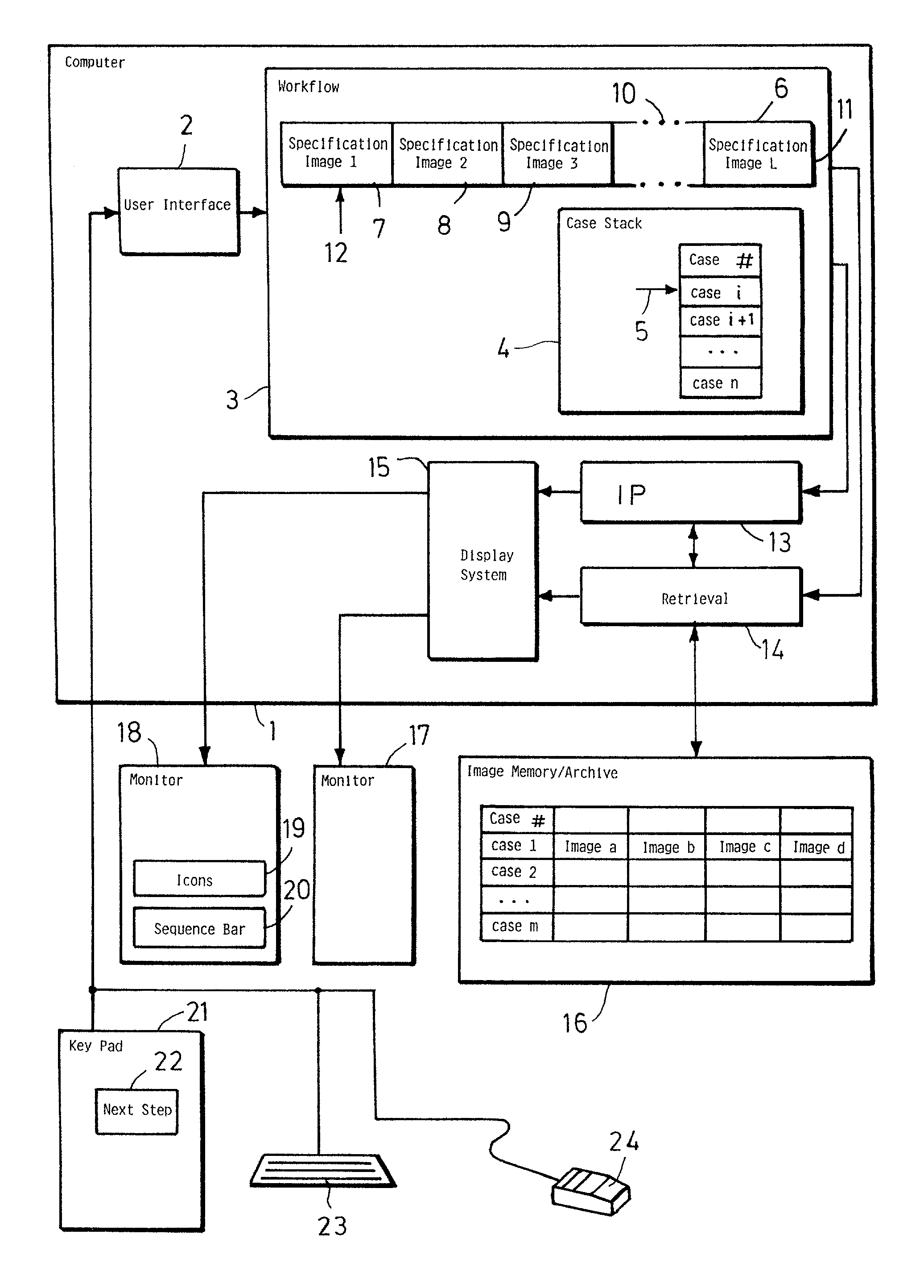 Method and computer system for screening of medical cases