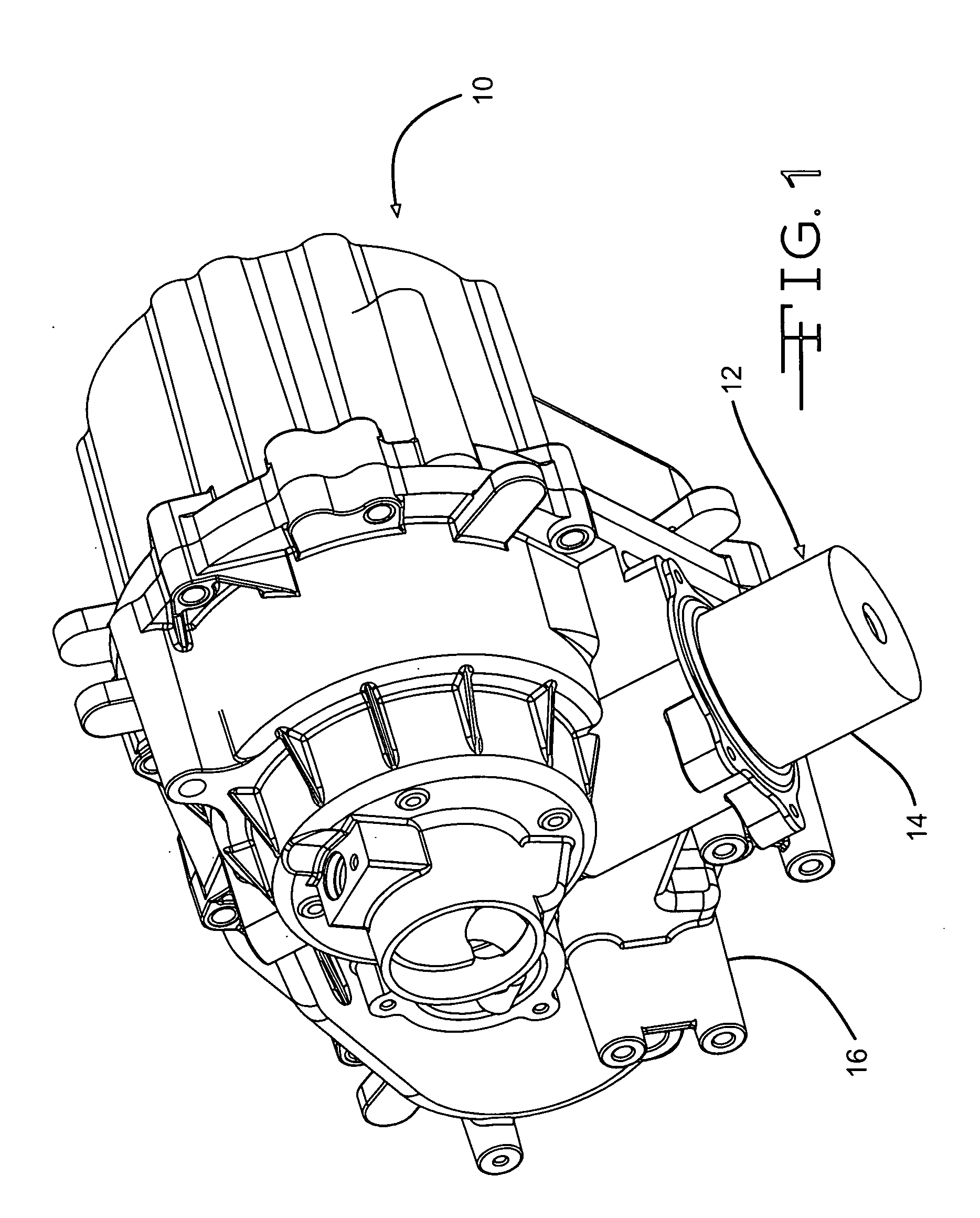 Transfer case with moving coil clutch actuator operator