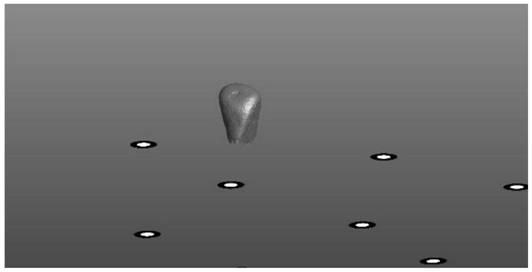 Method and equipment for collecting three-dimensional morphological characteristics of coarse aggregate based on laser scanning